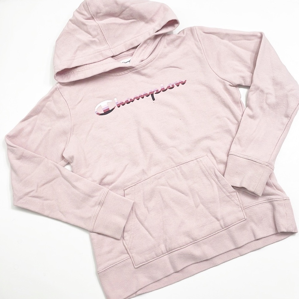 Champion light pink girls hoodie